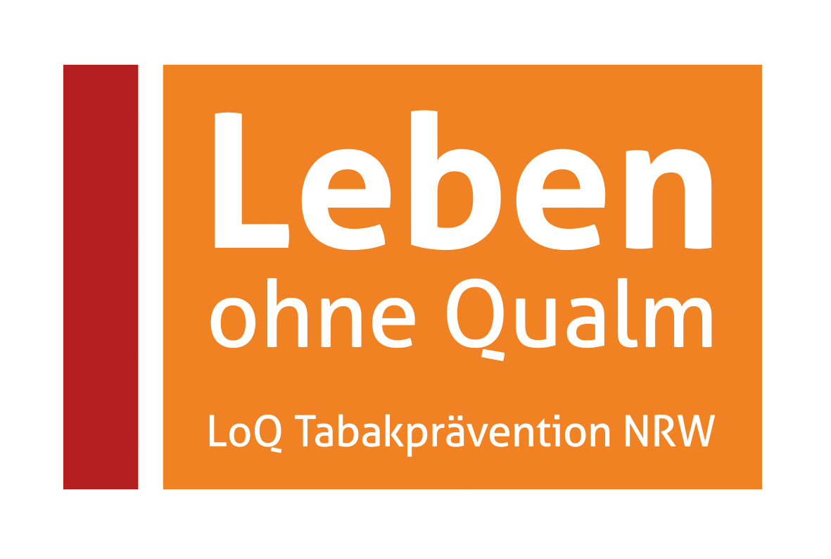 Logo der Kampagne "Leben ohne Qualm"